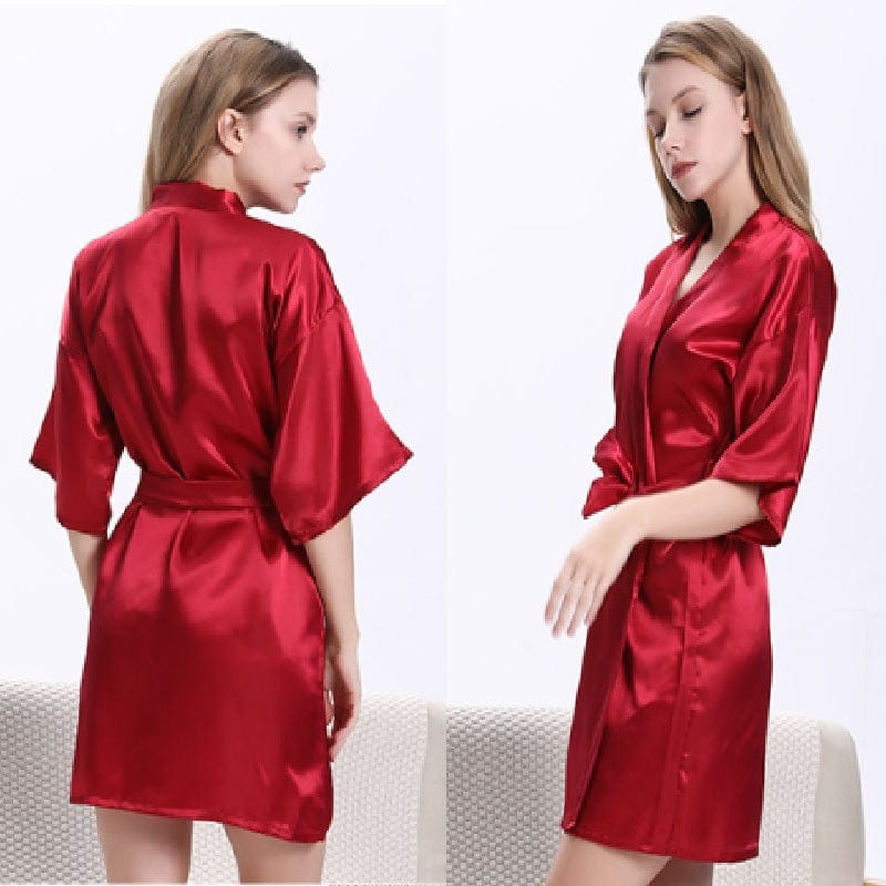 Veste Kimono Femme Rouge - Édition Exclusive