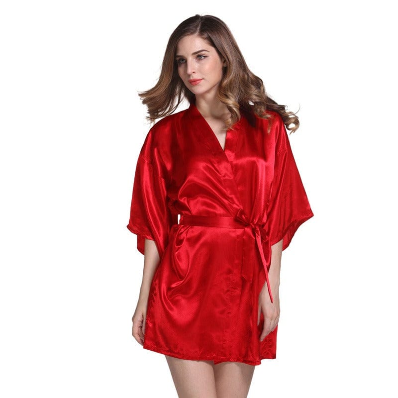 Veste Kimono Femme Rouge - Édition Exclusive