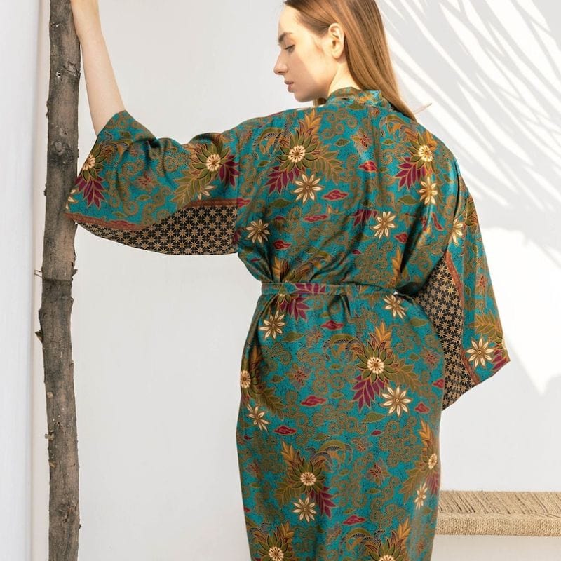 Veste Kimono Femme en Soie Premium