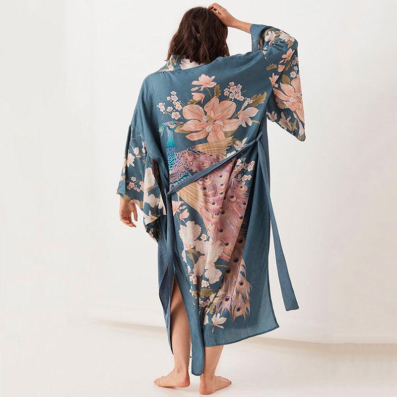 Elegant Floral Kimono Jacket