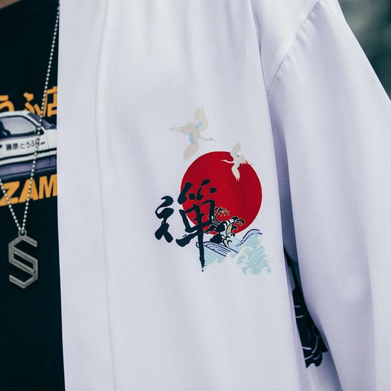 Veste Kimono Japonais Kanji - Édition Limitée