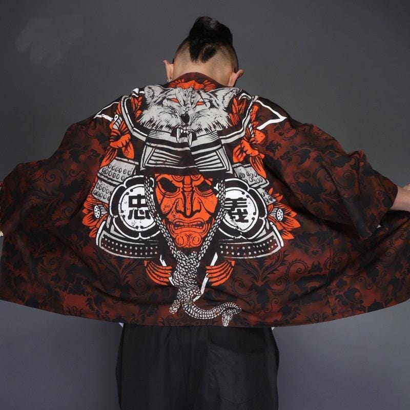 Oni Wolf Japanese Kimono Jacket - Limited Edition