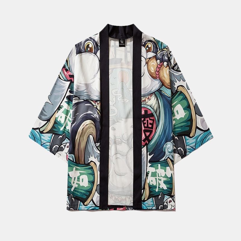 Veste Kimono Pandas du Japon