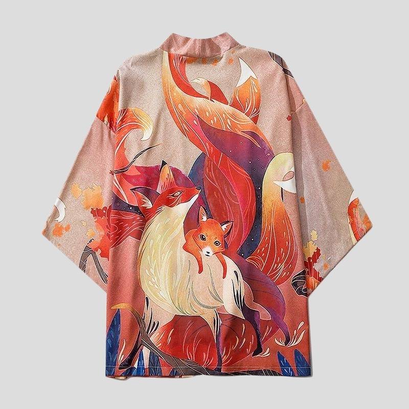 Veste Kimono Japonais Renard - Édition Exclusif