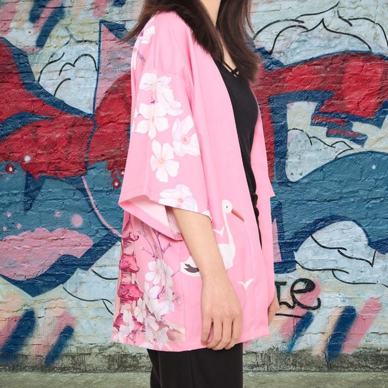 Pink Japanese Kimono Jacket - Limited Edition