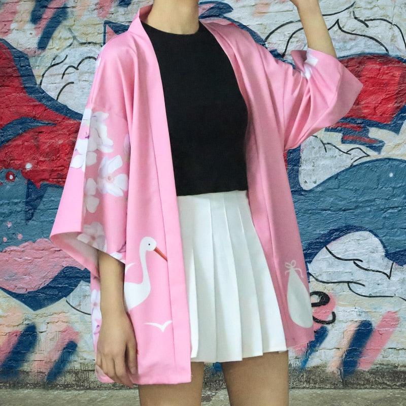 Pink Japanese Kimono Jacket - Limited Edition