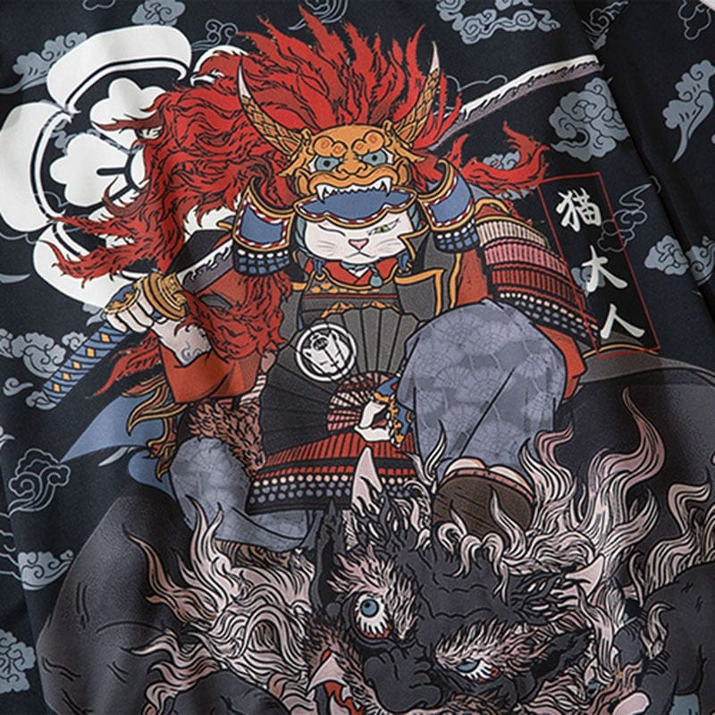 Veste Kimono Neko Samouraï - Collection exclusive