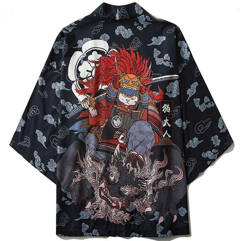 Veste Kimono Neko Samouraï - Collection exclusive