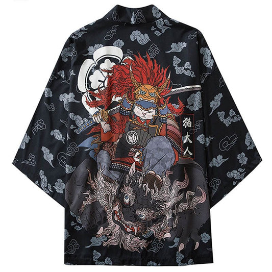 Veste Kimono Neko Samouraï - Collection exclusive