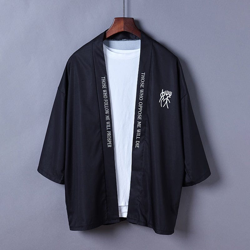 Kimono Noir : La Veste Japonaise