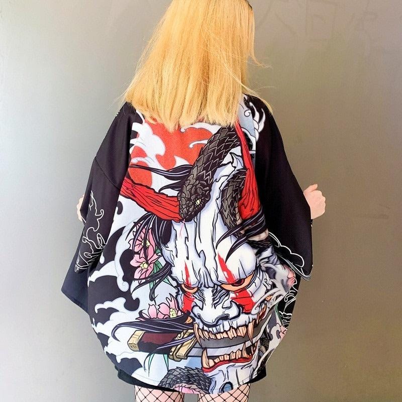 Veste Kimono Oni Serpent - Collection exclusive