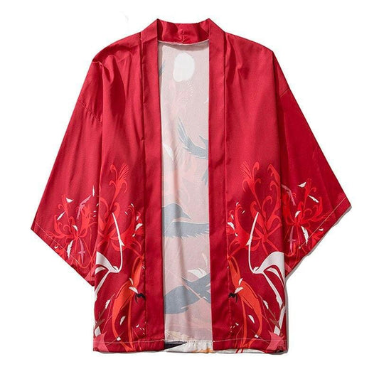 Kimono Rouge pour Homme