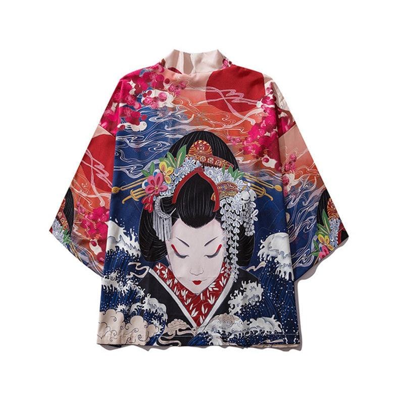 Veste Kimono en Satin Geisha Luxe