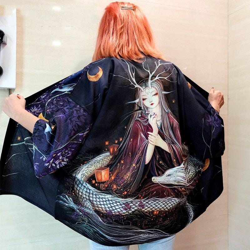 Veste Kimono Dragon des Mers