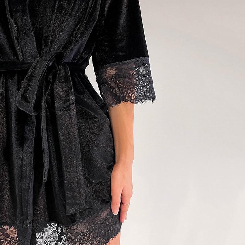 Luxury Velvet Kimono Jacket