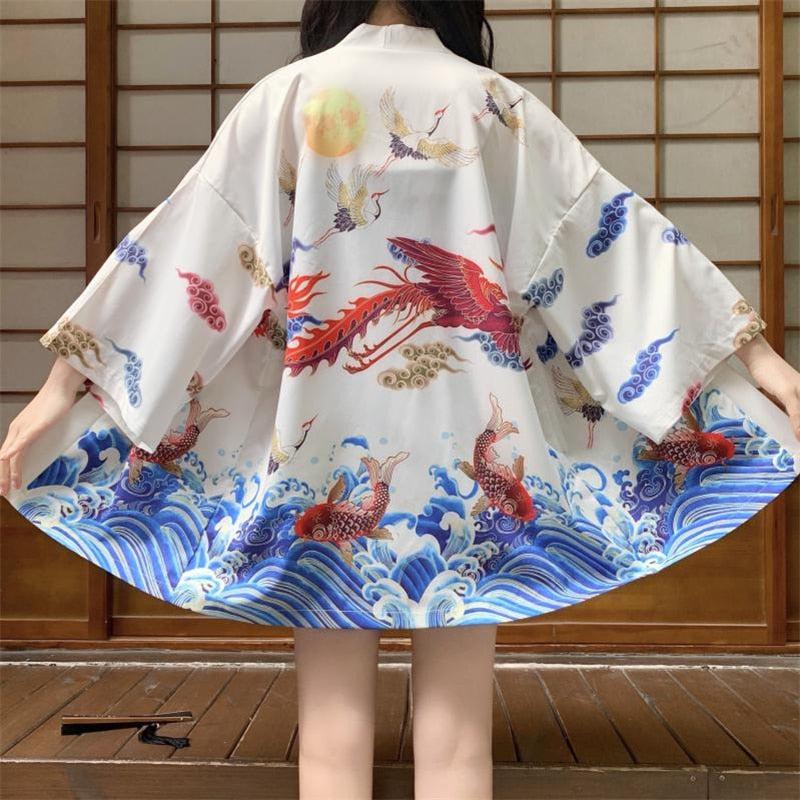 Veste Kimono Rétro Vintage