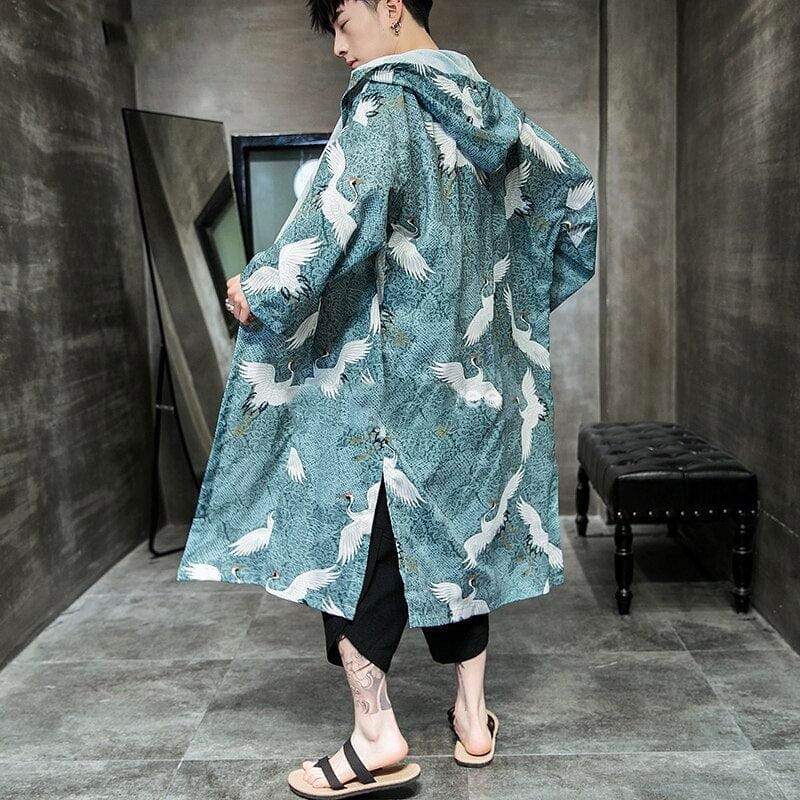 Kimono Turquoise - Veste Longue