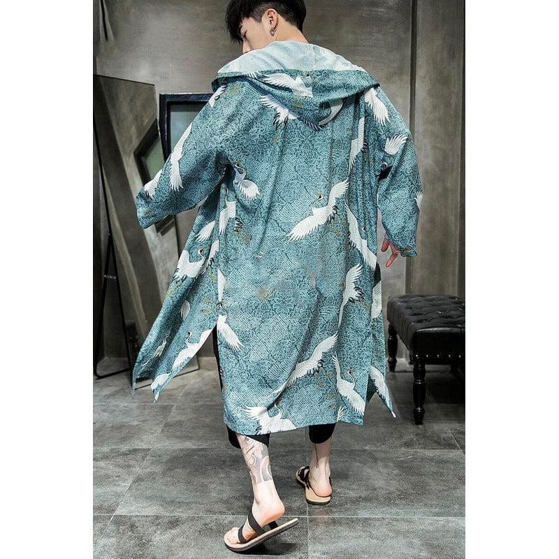 Kimono Turquoise - Veste Longue