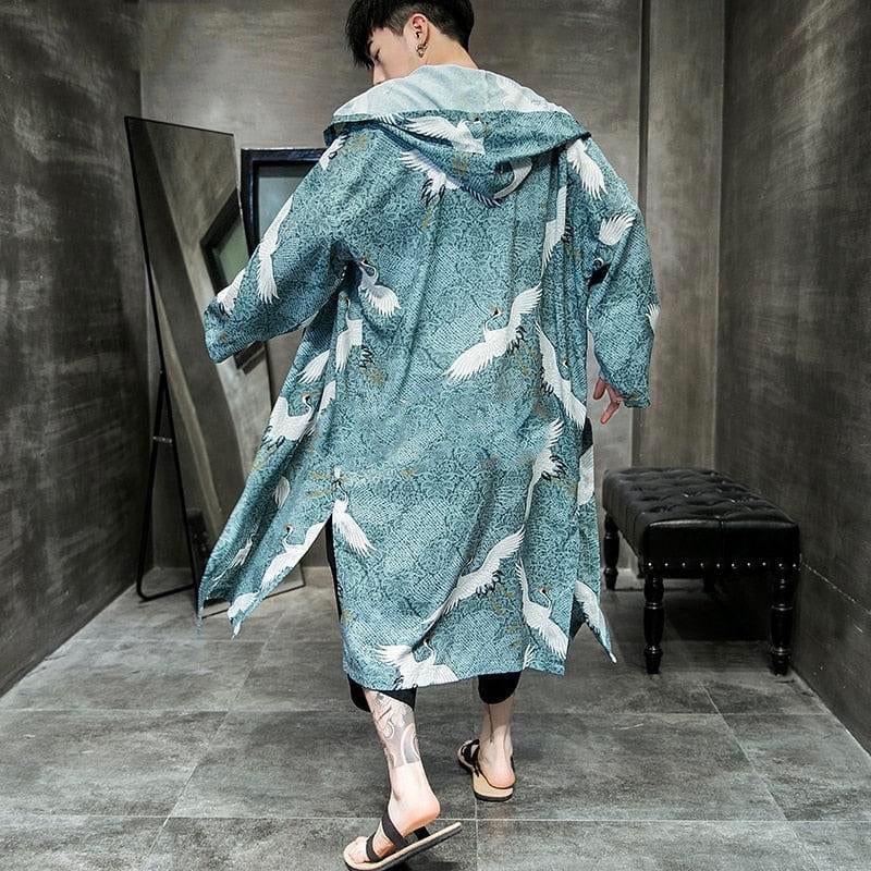 Kimono Turquoise - Veste Longue