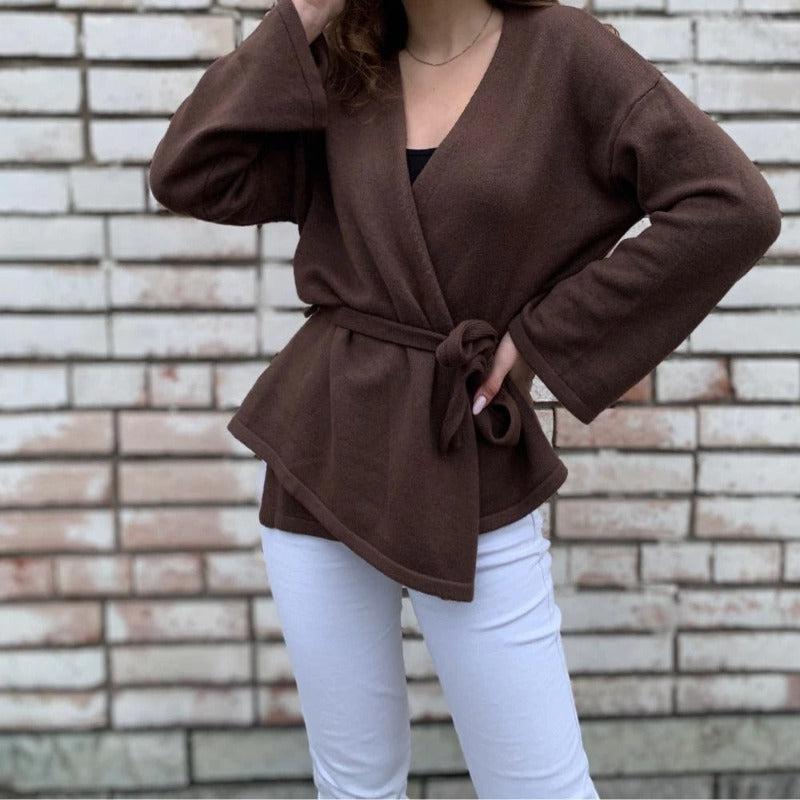 Kimono Chic - Veste Tricotée pour Femme