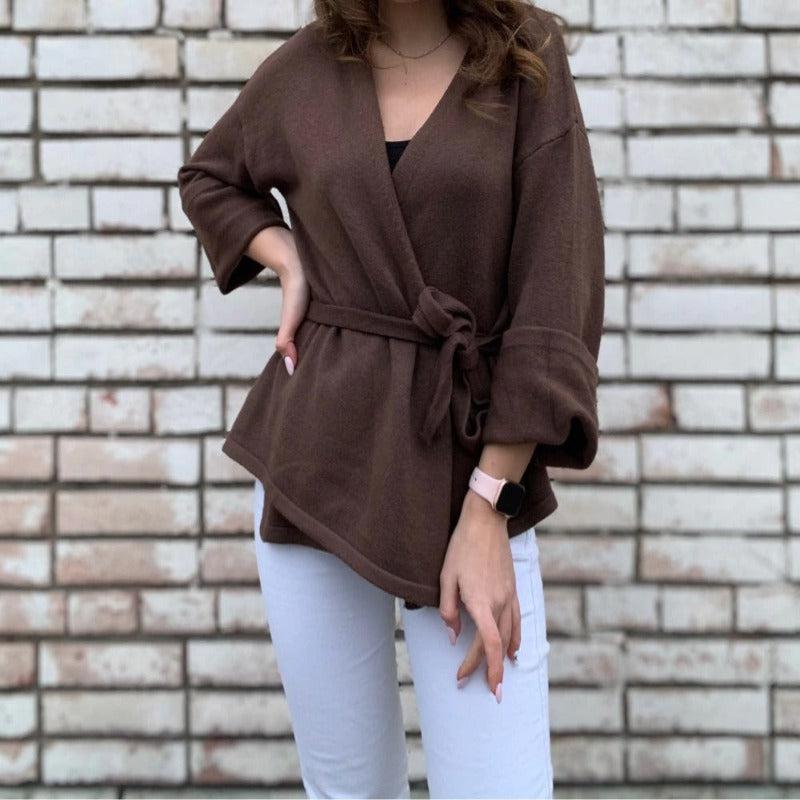 Kimono Chic - Veste Tricotée pour Femme