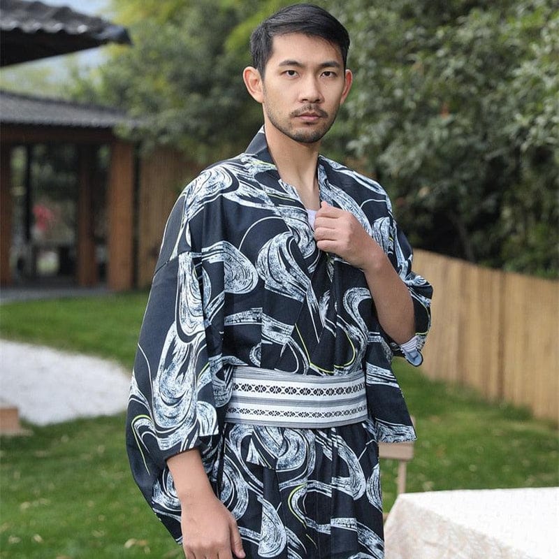 Yukata Homme Vintage