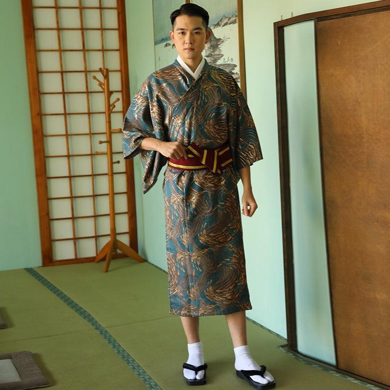 Green Yukata for Men