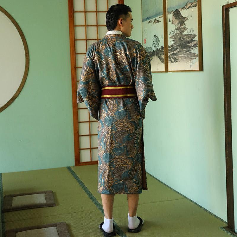 Green Yukata for Men