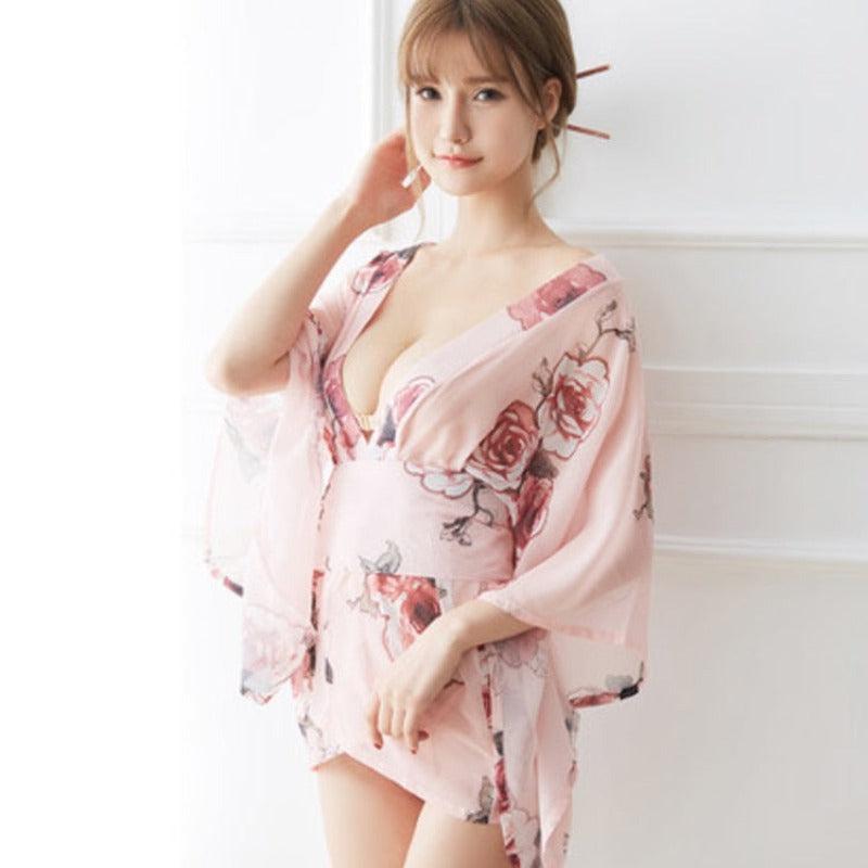 Kimono Fleuri pour Femme