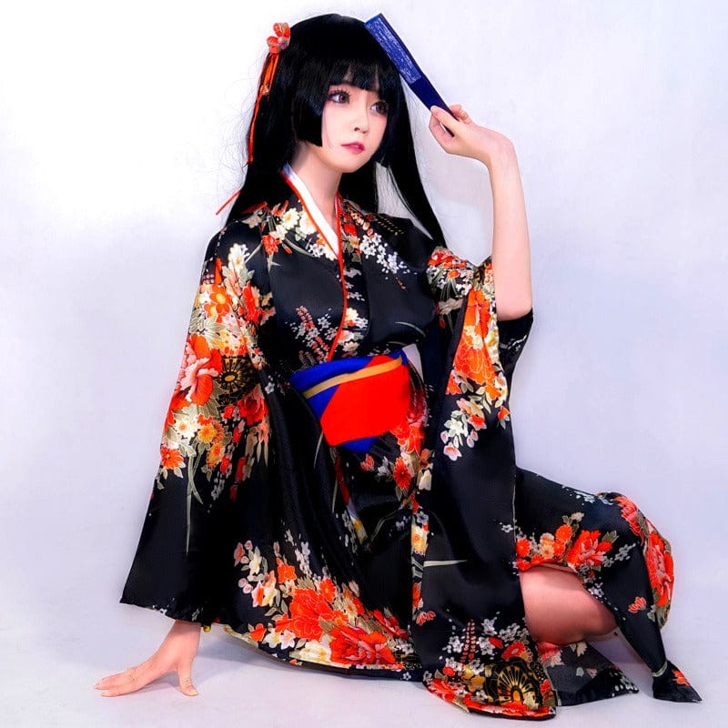 Kimono Femme Long Japonais - Élégance Japonaise