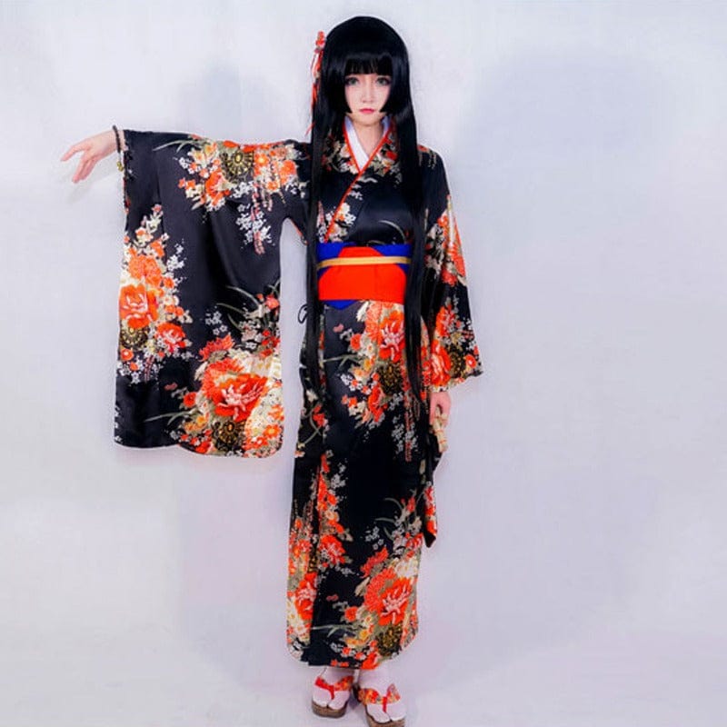 Kimono Femme Long Japonais - Élégance Japonaise