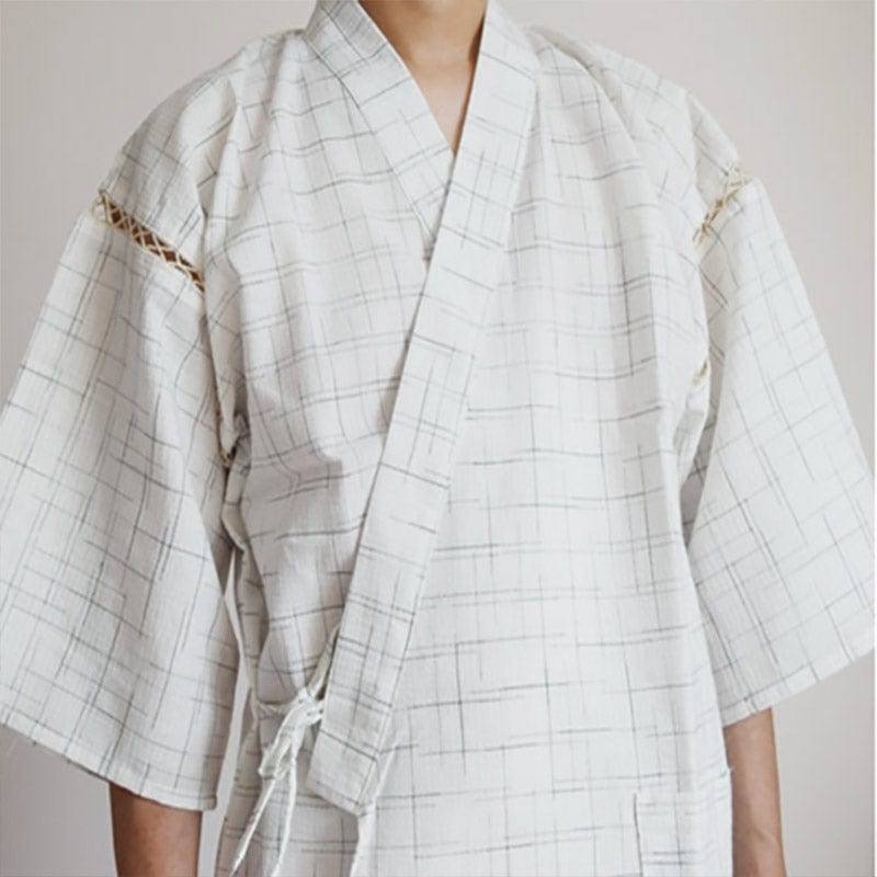 Kimono Nuit pour Homme Uni - Élégance Assurée