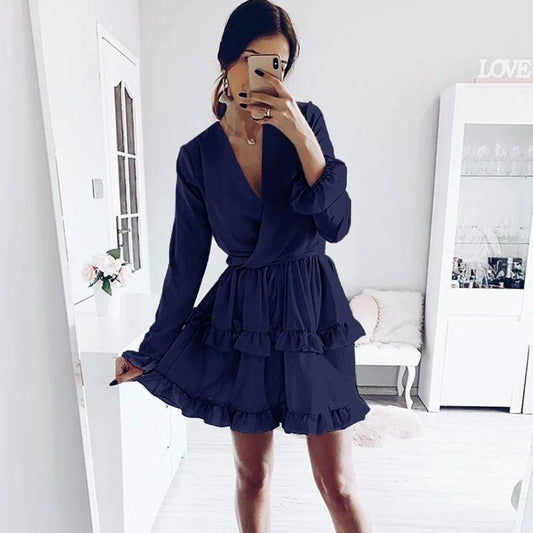 Kimono Robe in Navy Blue