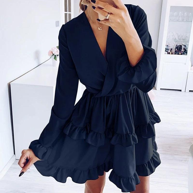 Kimono Robe in Navy Blue