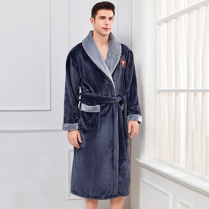 Peignoir Homme Tout Doux - Confort Absolu