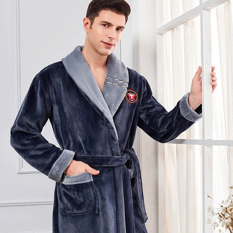 Peignoir Homme Tout Doux - Confort Absolu