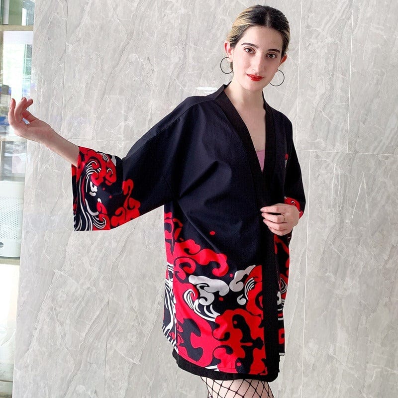 Veste Kimono Japonais - Collection Arcane