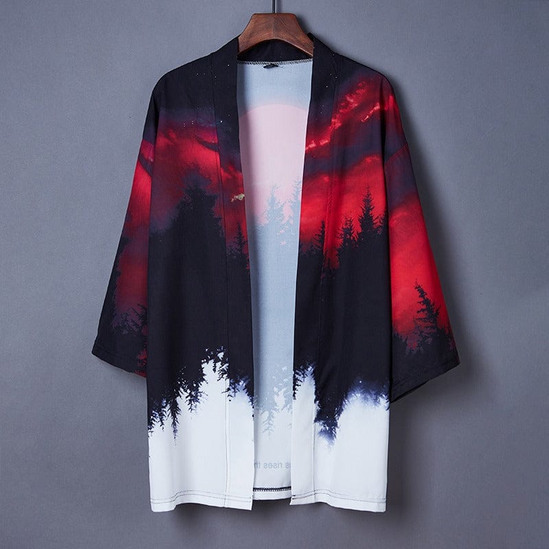 Veste Kimono Lune Rouge