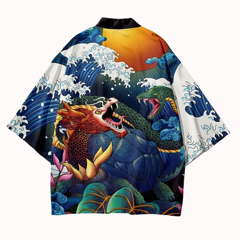 Sea Dragon Kimono Jacket - Exclusive Collection