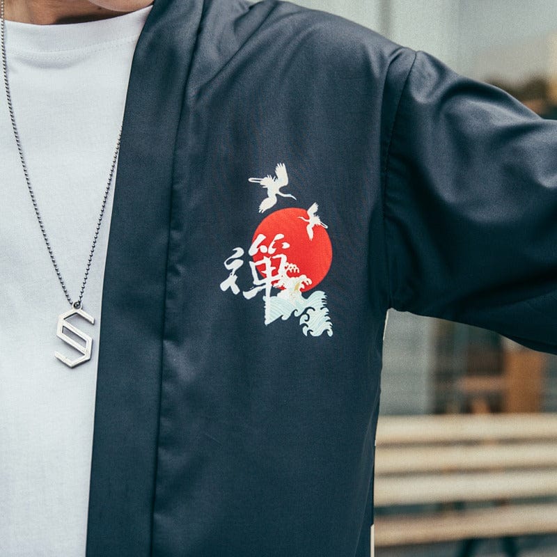 Veste Kimono Japonais Kanji - Édition Limitée