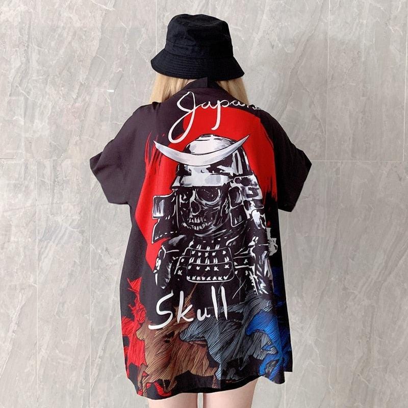 Veste Kimono Japonais Skulls & Co.