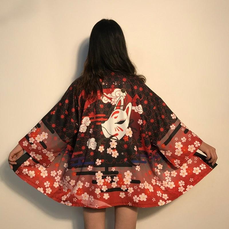 Veste Kimono Kitsune Femme Deluxe