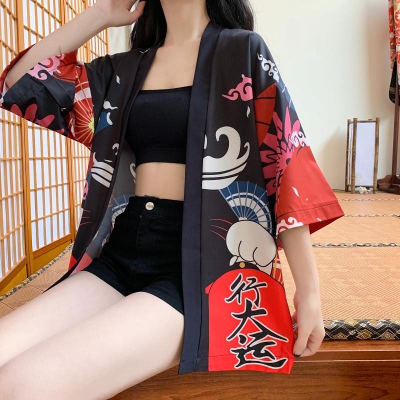 Neko Japanese Kimono Jacket - Unique Edition