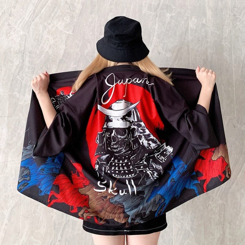 Veste Kimono Japonais Skulls & Co.