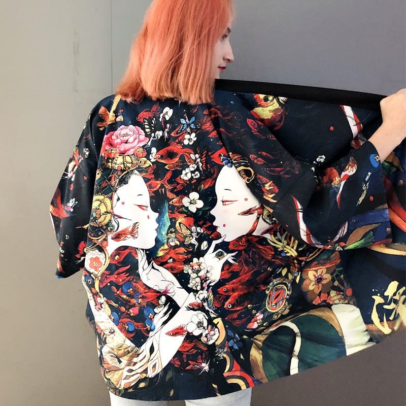 Veste Kimono Sœur Geisha - Collection Exotique