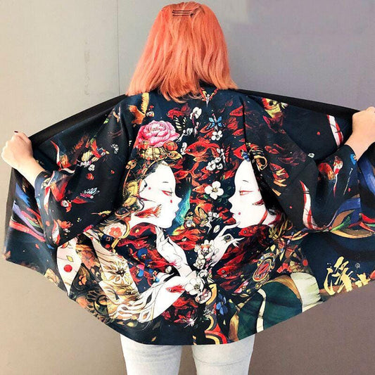 Veste Kimono Sœur Geisha - Collection Exotique